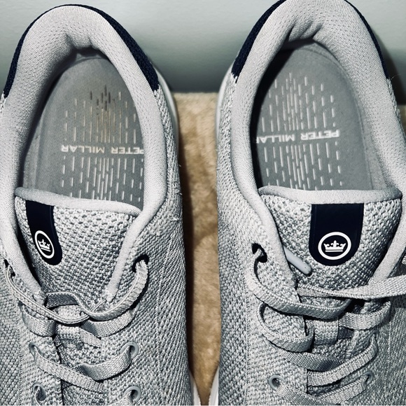 Peter Millar Men’s Knit Gray Nick Style US 10 EU 43 Casual Comfort Shoes - Picture 4 of 9